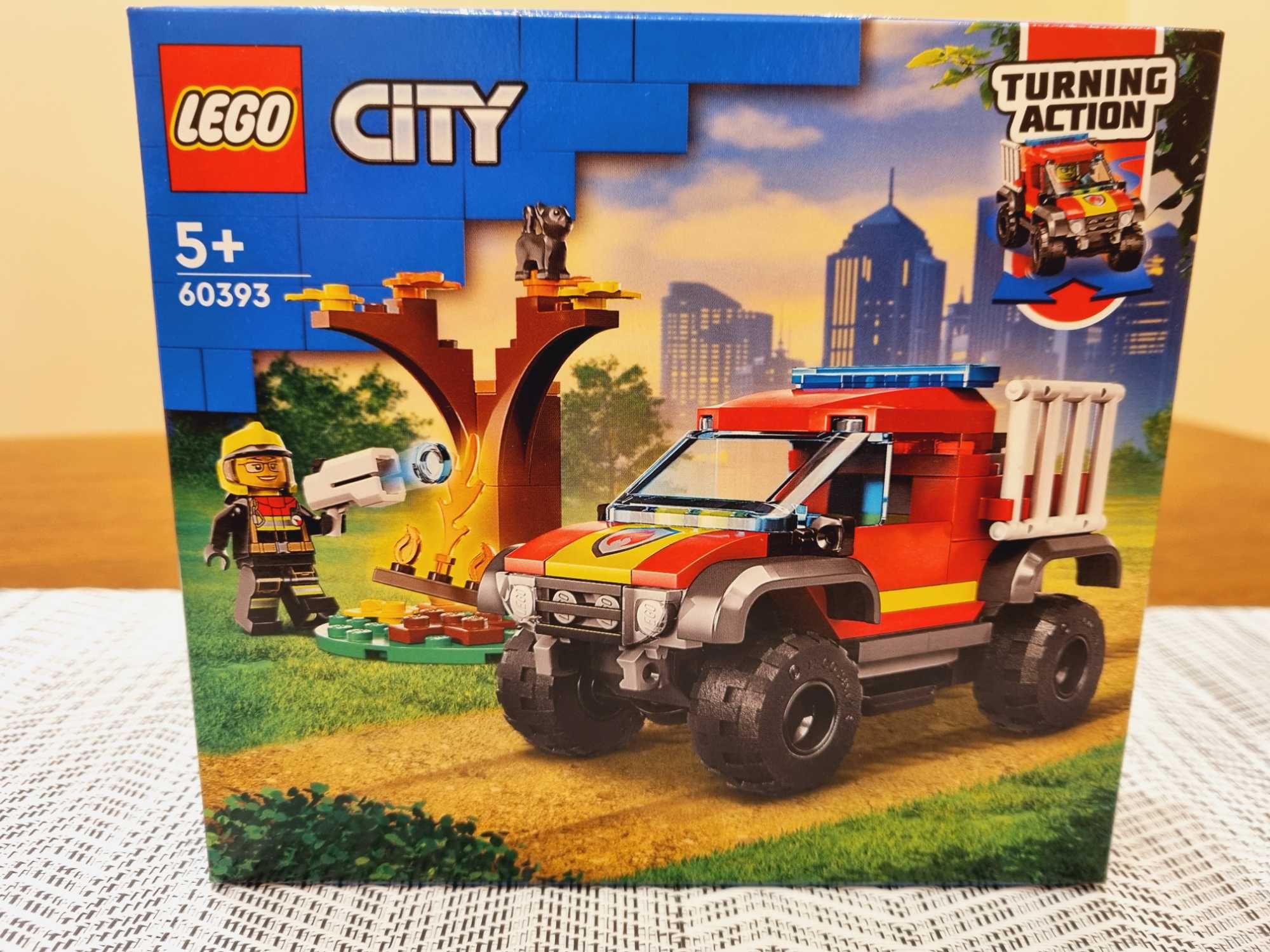 LEGO 60393 City - Wóz strażacki 4x4 - misja ratunkowa