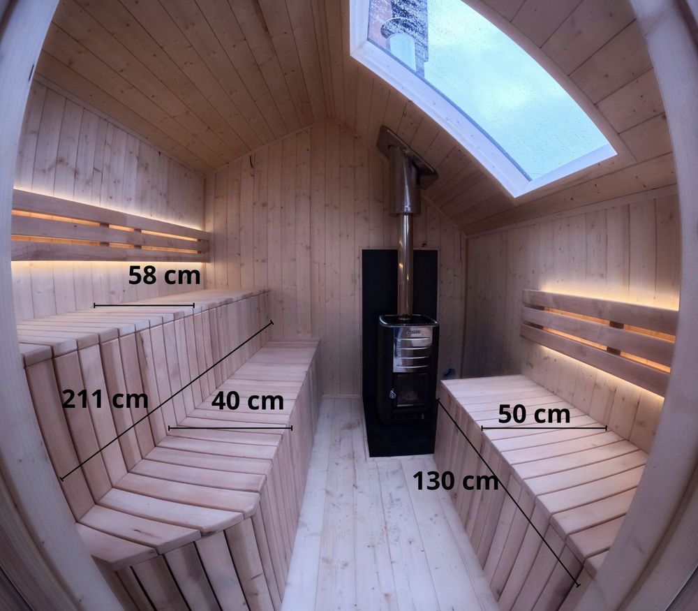 Sauna fińska / nowoczesny design