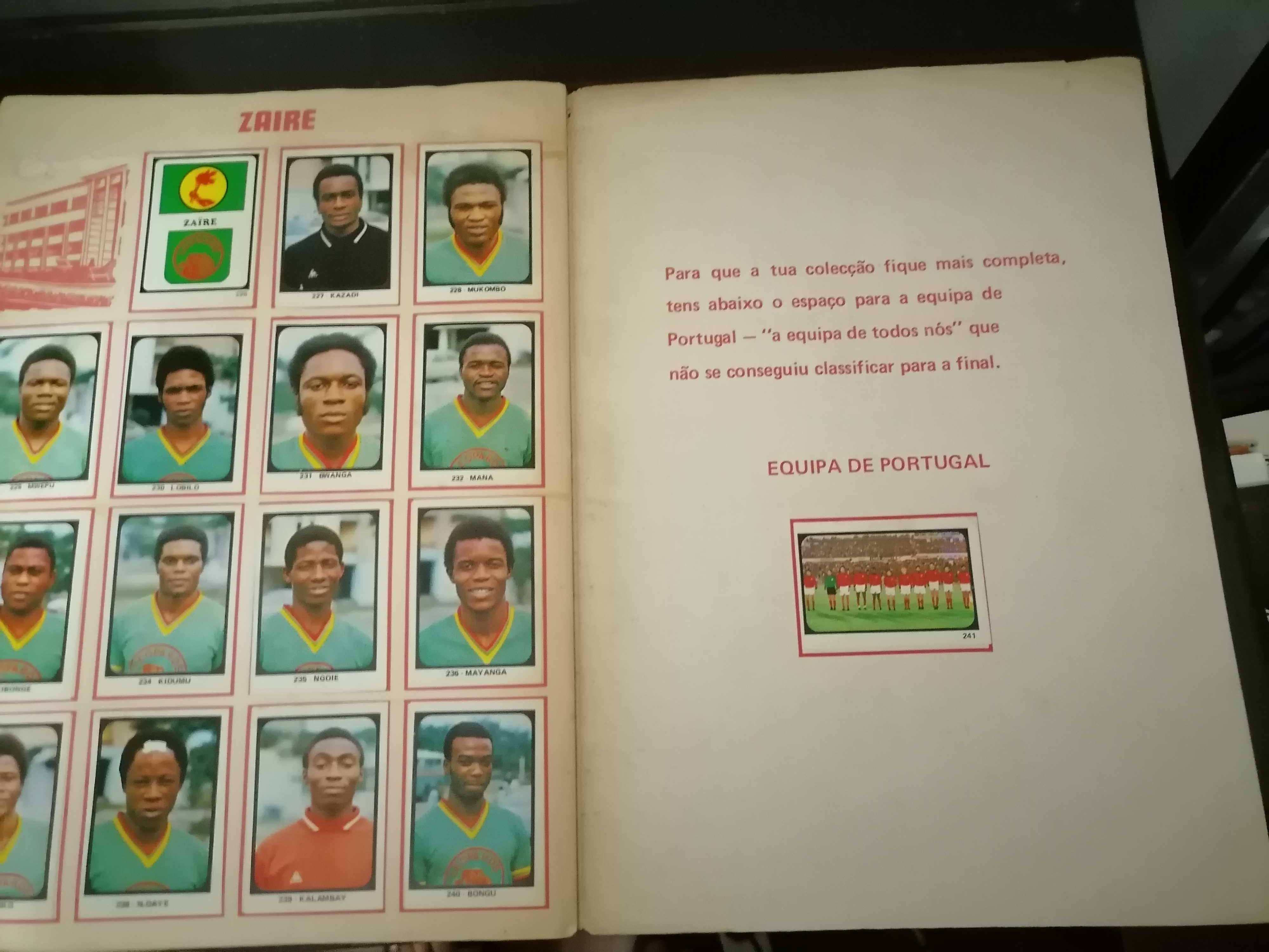 Caderneta Cromos FUTEBOL Campeonato Mundial MUNIQUE 1974 *COMPLETA*