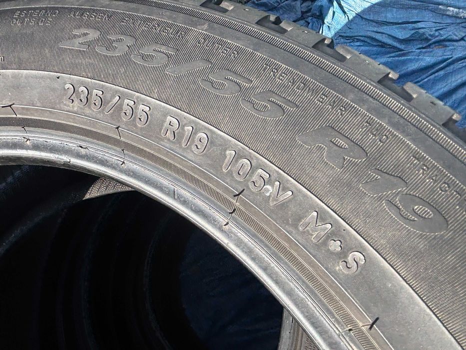 235-55-R19 CONTINENTAL CONTACT комплект  летней резины GERMANY 2022