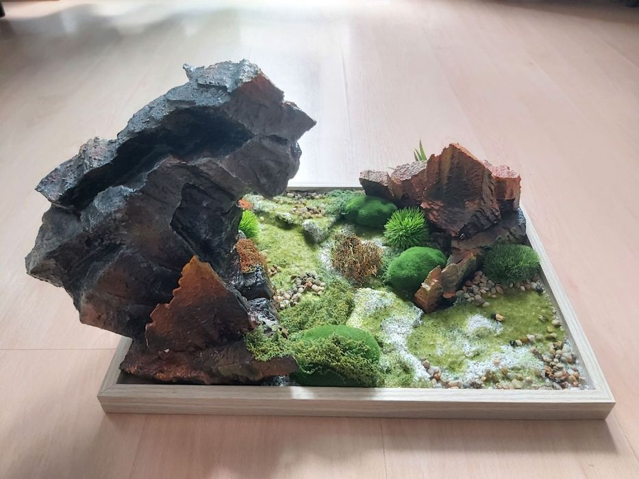 Panel dekoracyjny, imitacja kamienia.