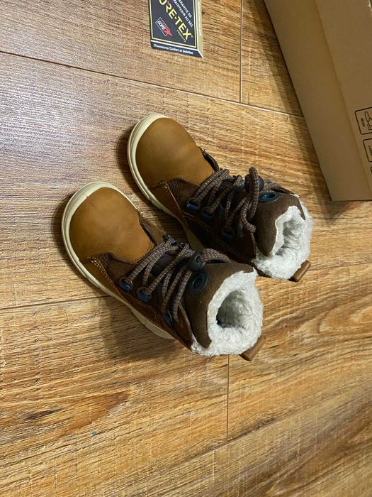 Ecco Gore-Tex ботинки зимние термо сапожки черевики детские ECCO р.25