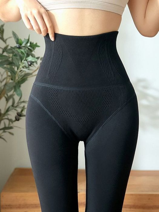 Колготки на хутрі з утягуючими трусиками