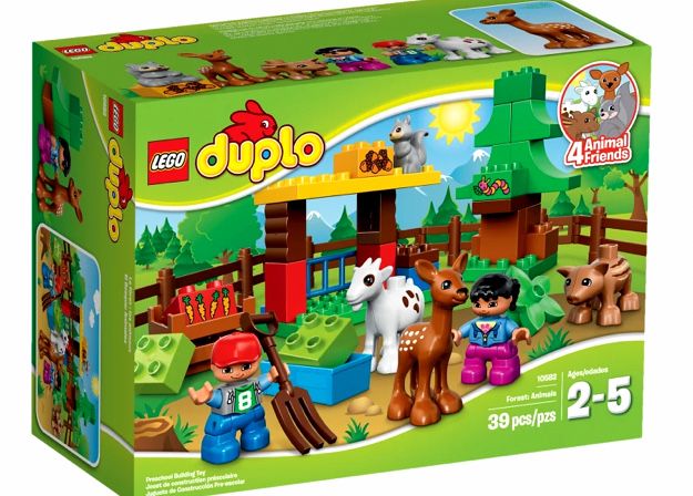 Lego duplo lesne zwierzeta/ klocki duplo lesna zagroda 10582