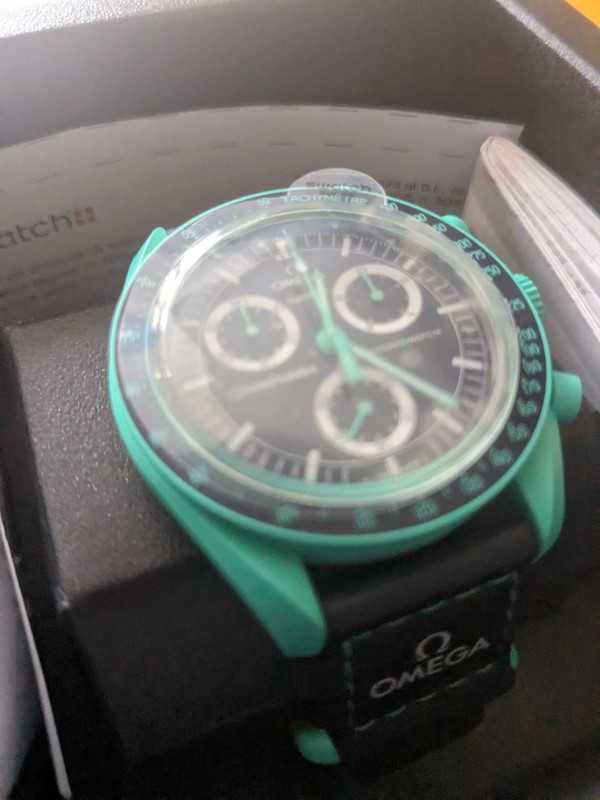 Omega x Swatch SO33L103 Polar Lights Autentyczność Gwarantowana