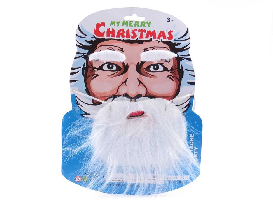 SZTUCZNA BRODA świętego mikołaja  jasełka mikołajki święta bal