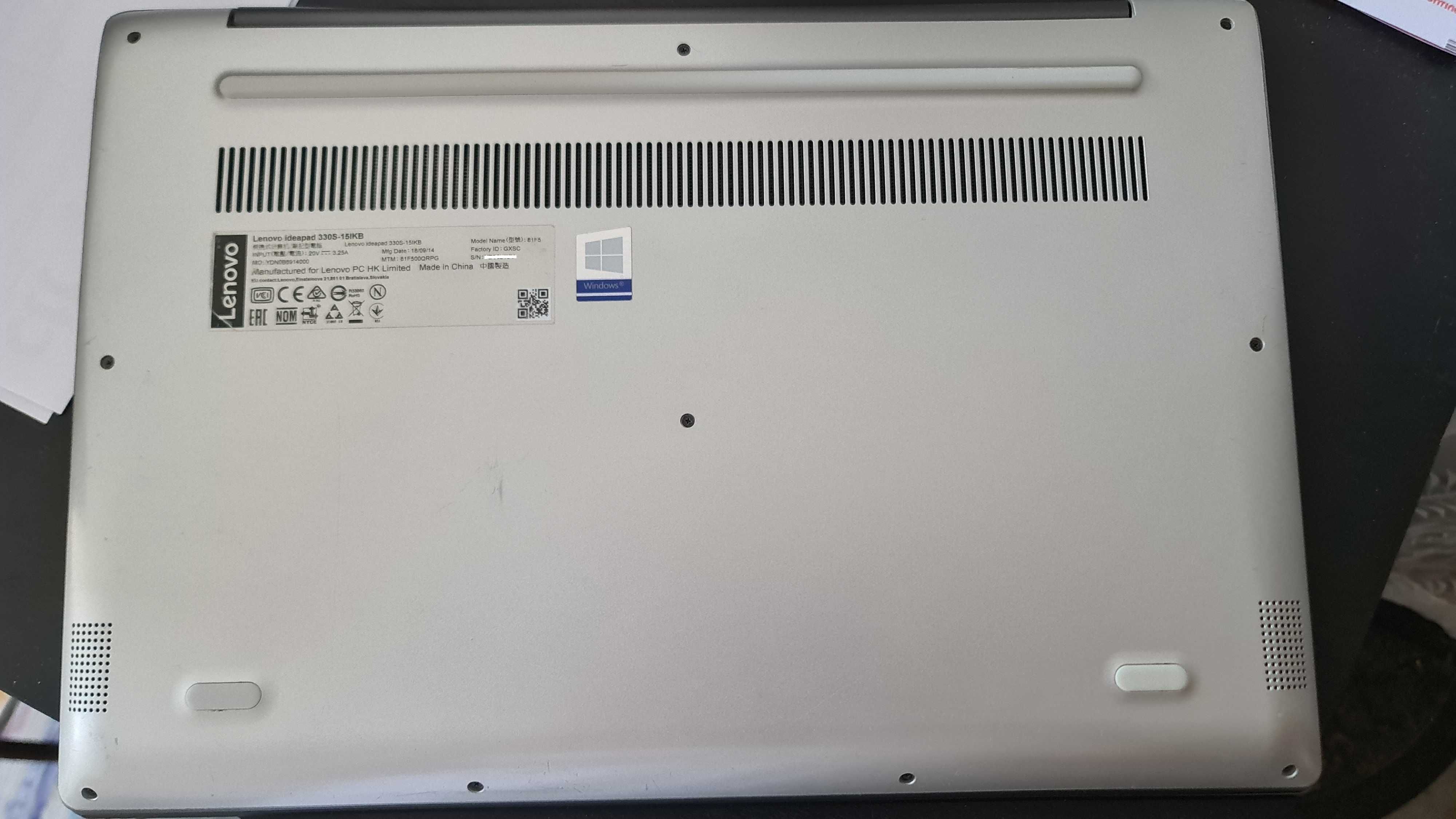 Portátil Lenovo 330S-15IKB (AMD Radeon 535)