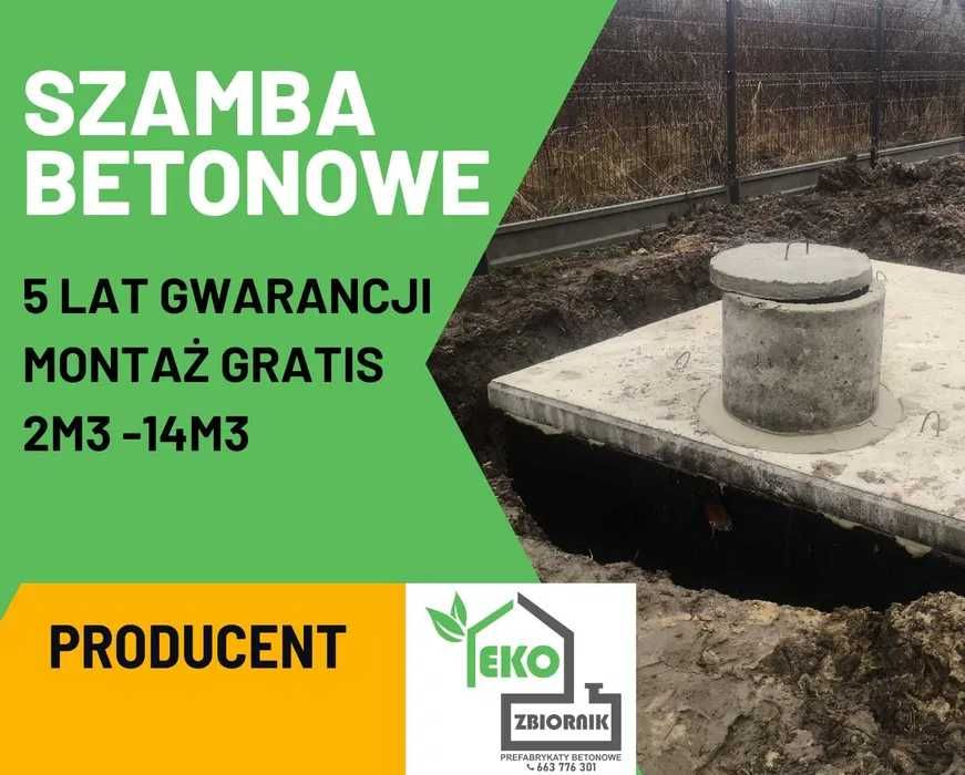 Szambo Betonowe Zbiorniki na Deszczówkę, Piwnice, kanały samochodowe