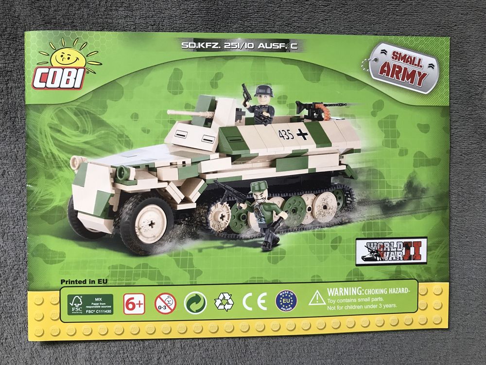 Klocki cobi Sd.kfz. 251/10 cobi160