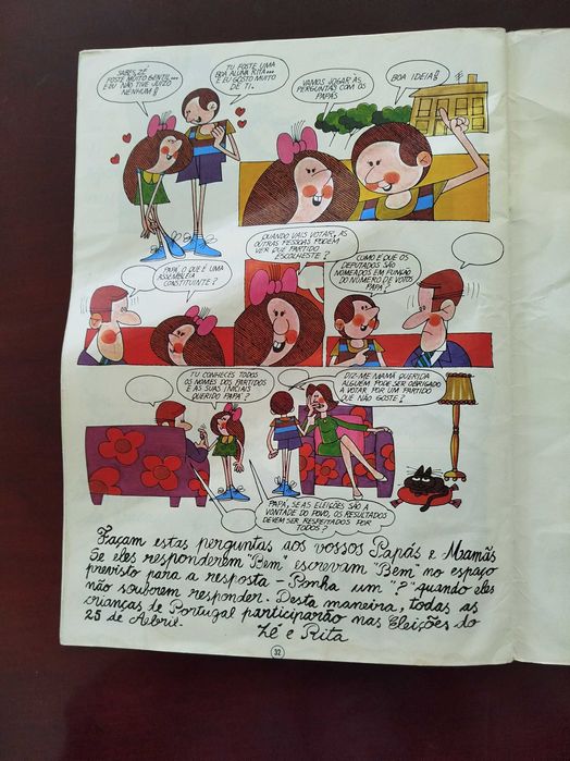 Rara Publicação em Banda Desenhada - MFA 1975
