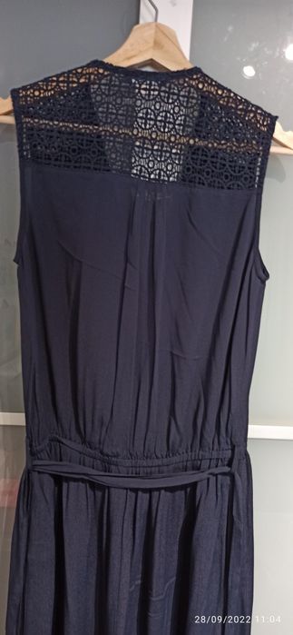 Macacão Lanidor novo Azul escuro c/ renda