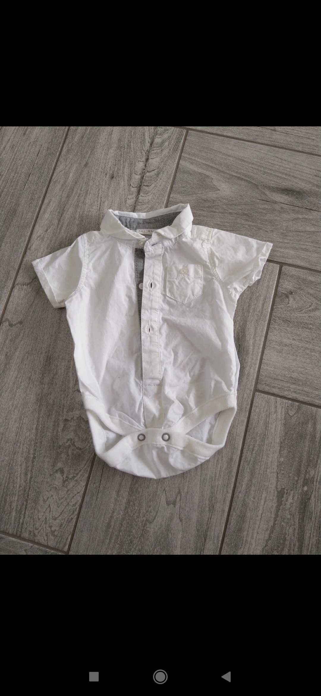 Eleganckie koszulowe body dla chłopca