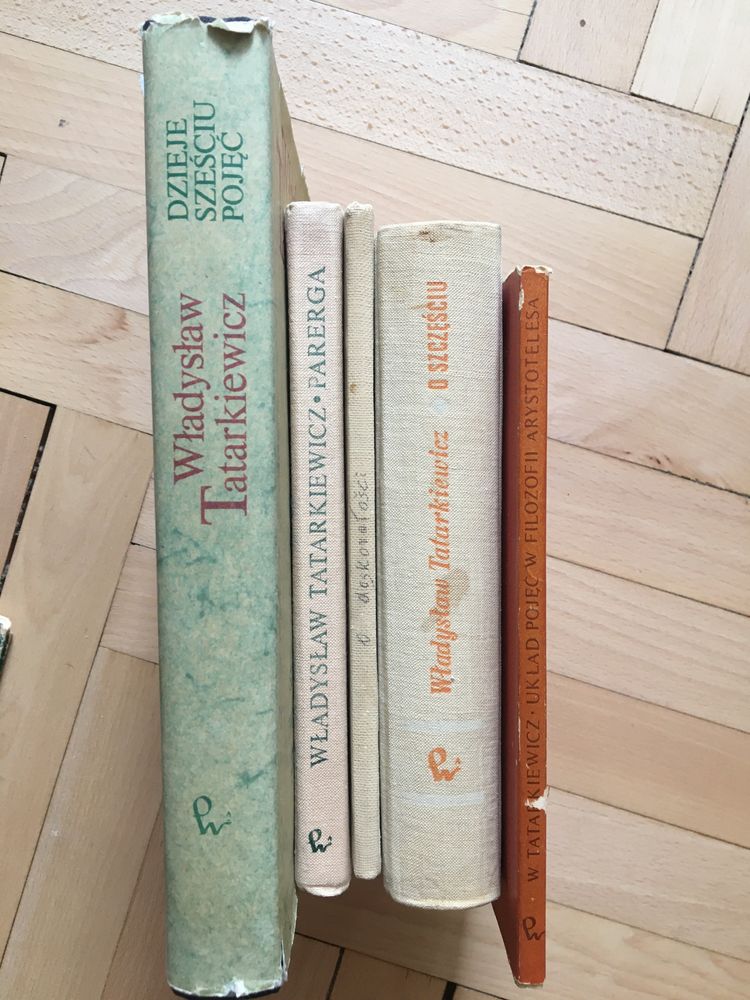 W. Tatarkiewicz - 5 książek (opis, ceny niżej)