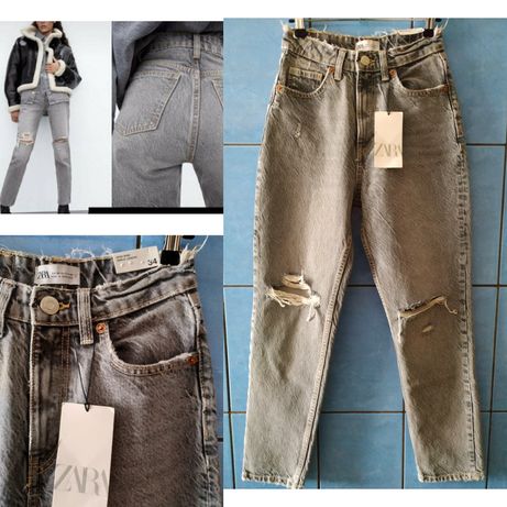 Новые серые джинсы Zara