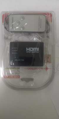 Rozdzielacz HDMI Switch 3IN hab