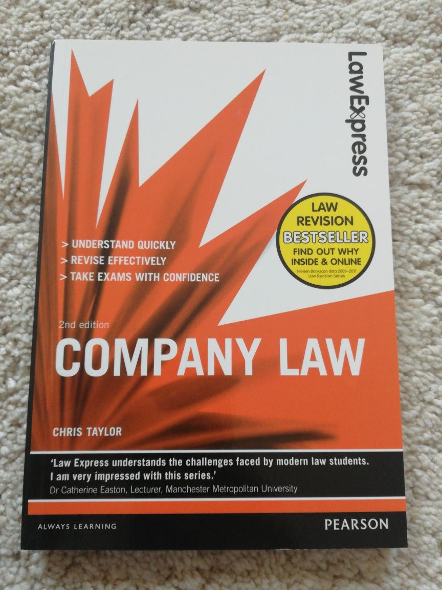 Company Law. 2nd edition. Chris Taylor