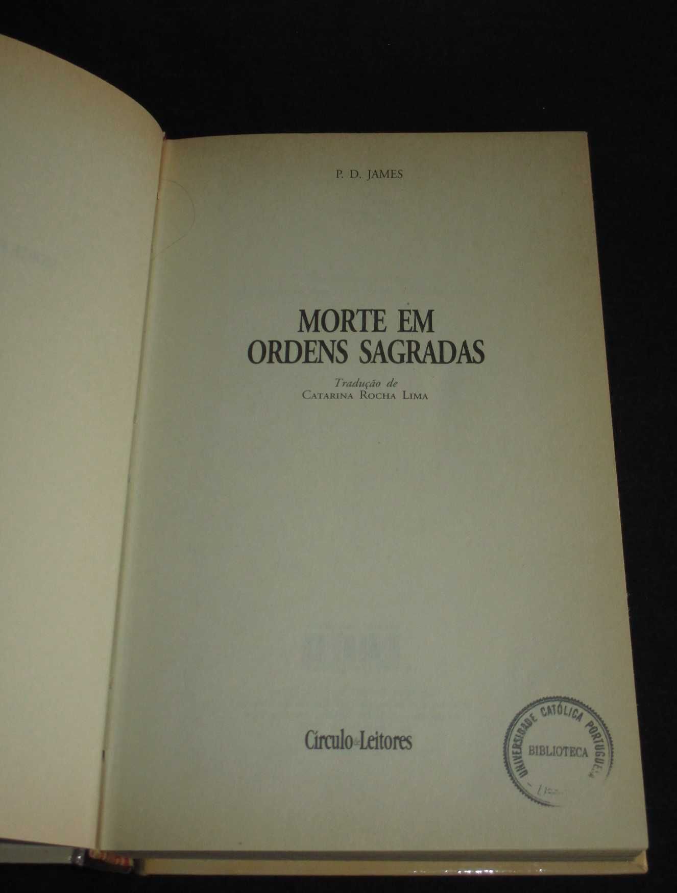 Livro Morte em Ordens Sagradas P. D. James