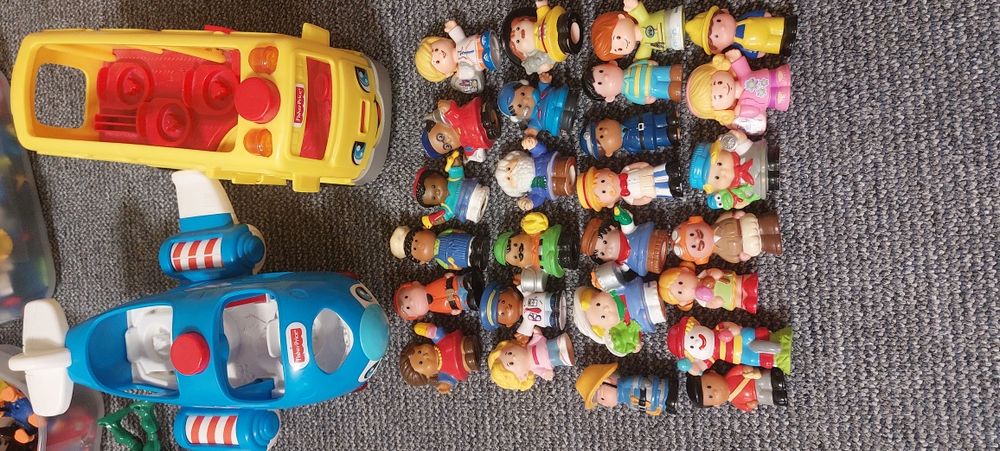 Фігурки Fisher Priece, Litlle People,9літак , автобус