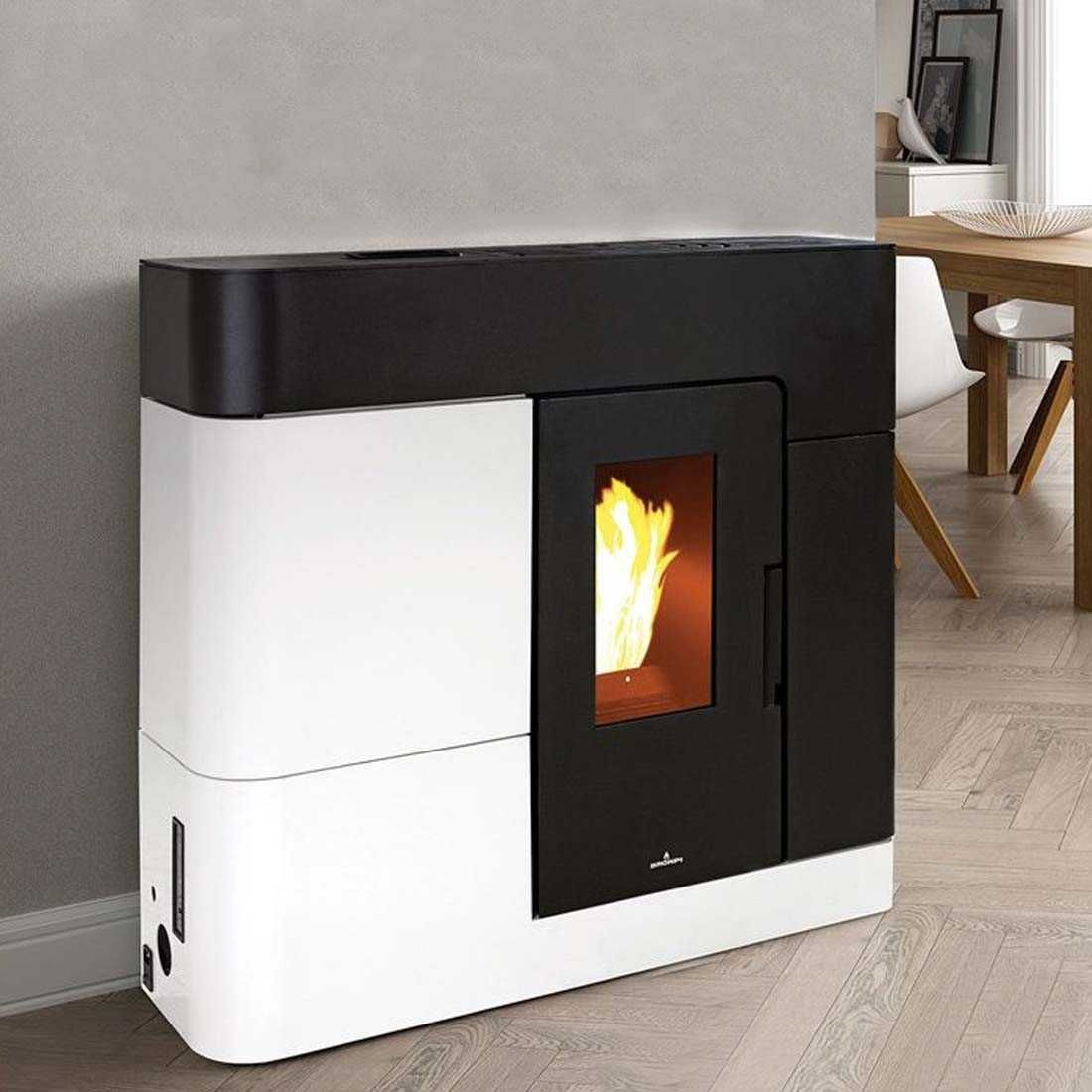 Salamandra a Pellets – BioBrompi – Clara Hydro Slim 18 kW