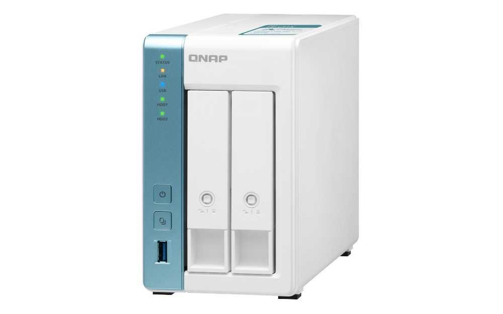 Serwer plików QNAP TS-231K | 2-zatokowy | LAN | ARM 1.7GHz | NAS