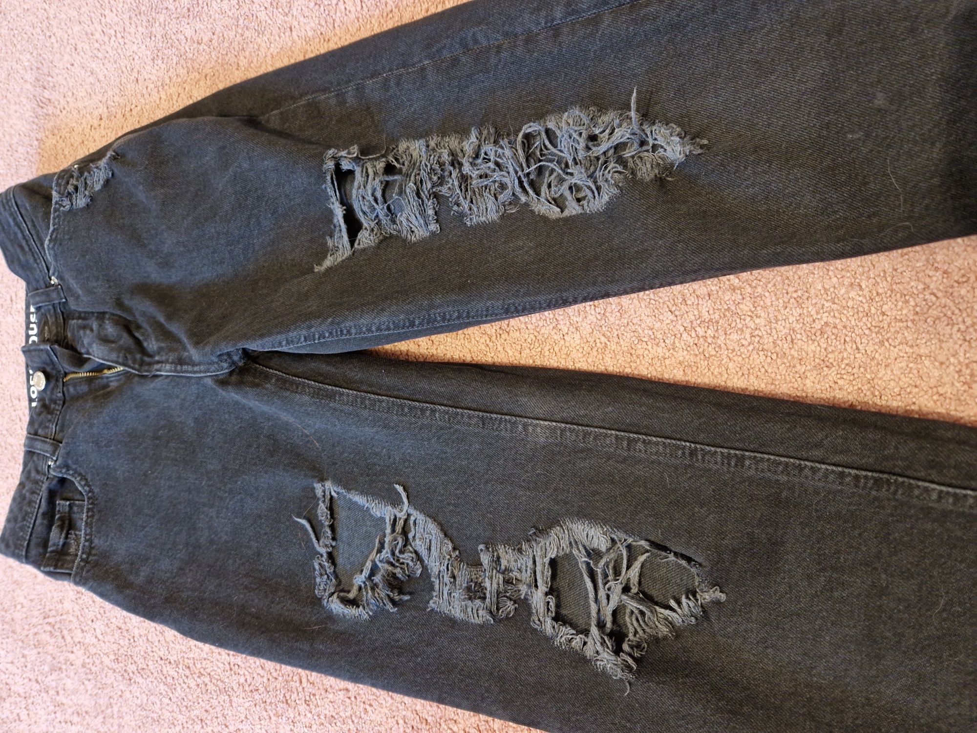 Spodnie damskie jeans z dziurami roz.34 C&A
