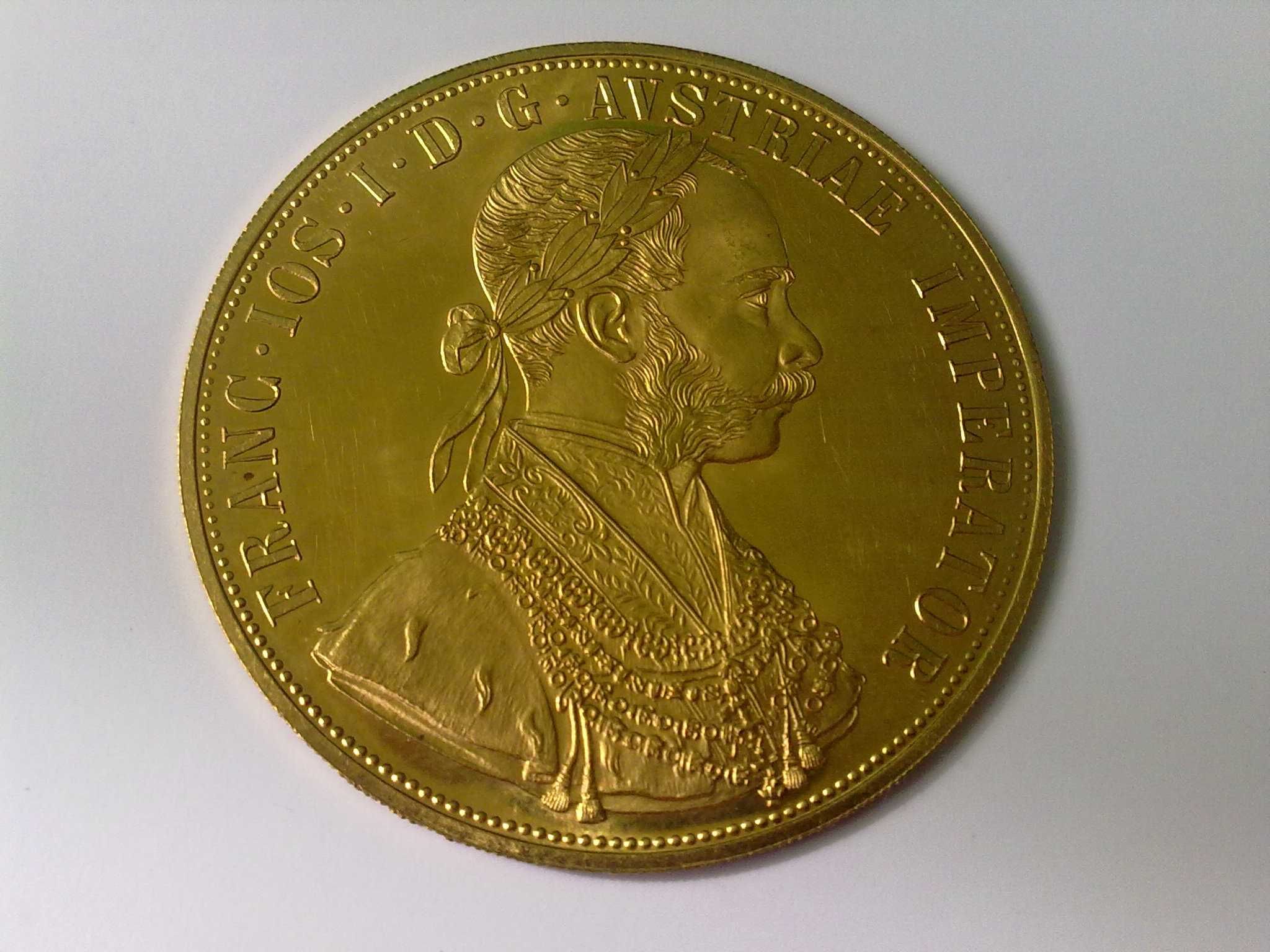 Złota moneta - 4 Złote Dukaty Austriackie