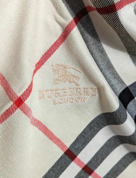 Шарф палантин Барбери бежевый Турция