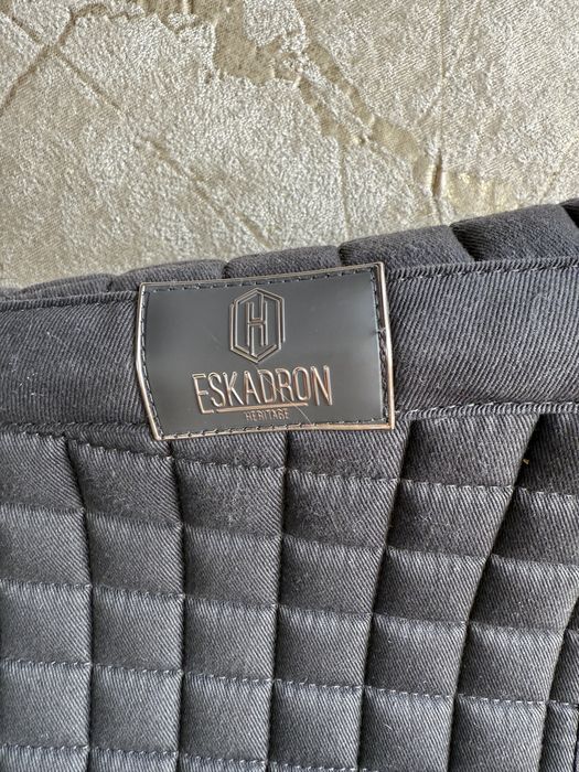 Czaprak ujeżdzeniowy Eskadron Heritage Cotton DL full szary gray