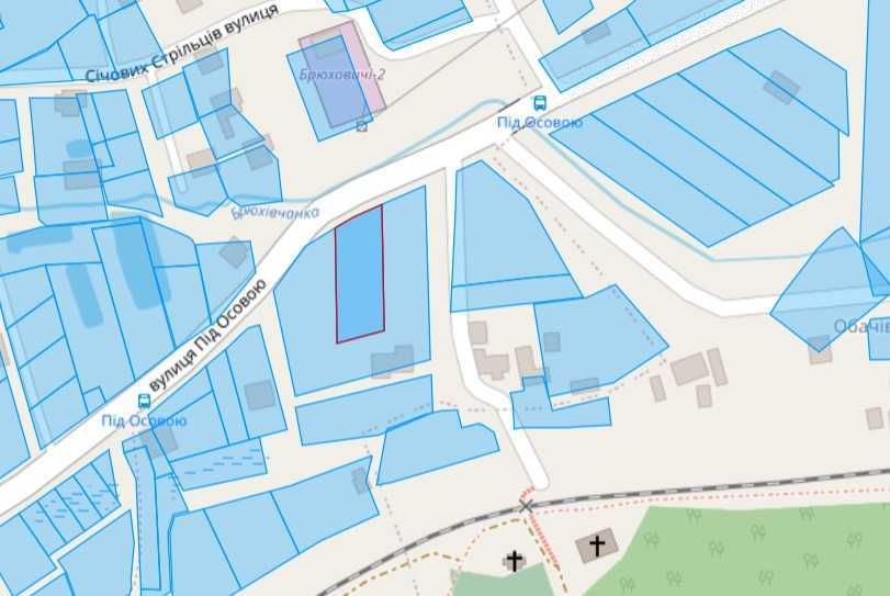 Продаж земельної ділянки Брюховичі, по вул. Під Осовою