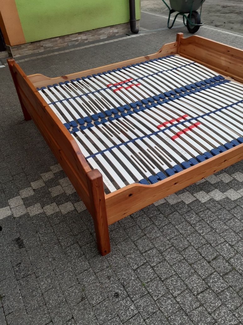 Łóżka sosnowe 180 cm na 200 cm masywne grube