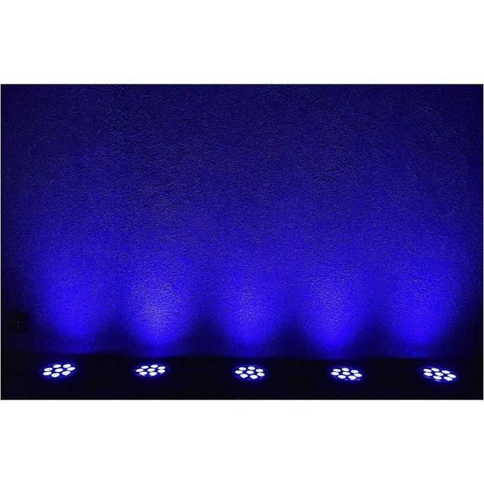LIGHT4ME QUAD PAR 8x10W MKII RGBW LED - Płaski, Nowy, Gwarancja, FV