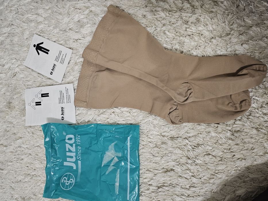 компресійні гольфи, фірма Juzo, CCL2, розмір L(4), куплені в Нідерланд