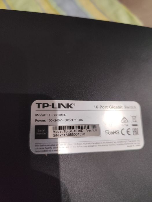 Switch TP-Link TL-SG1016D
