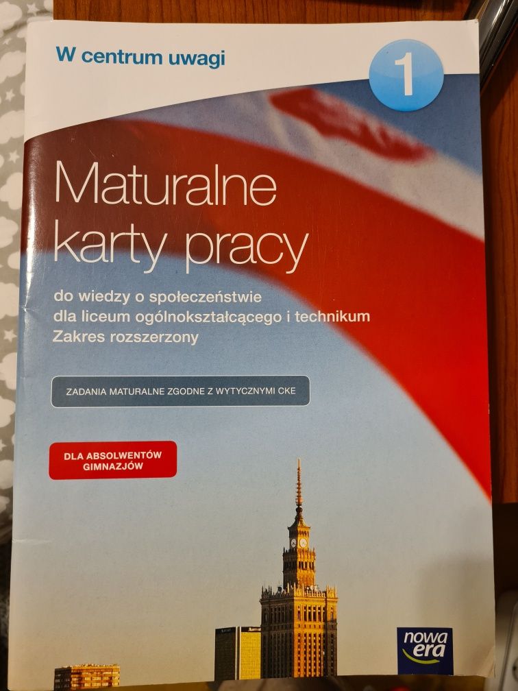 Maturalne karty pracy do wiedzy o społeczeństwie dla liceum i techniku