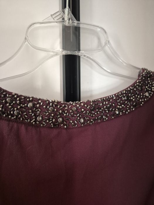 Bordowa bluzka Vero Moda rozmiar xS