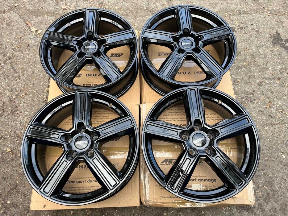 4x DEZENT KG black 18x6,5 roz 5x114,3 ET32 DACIA DUSTER RENAULT MEGANE