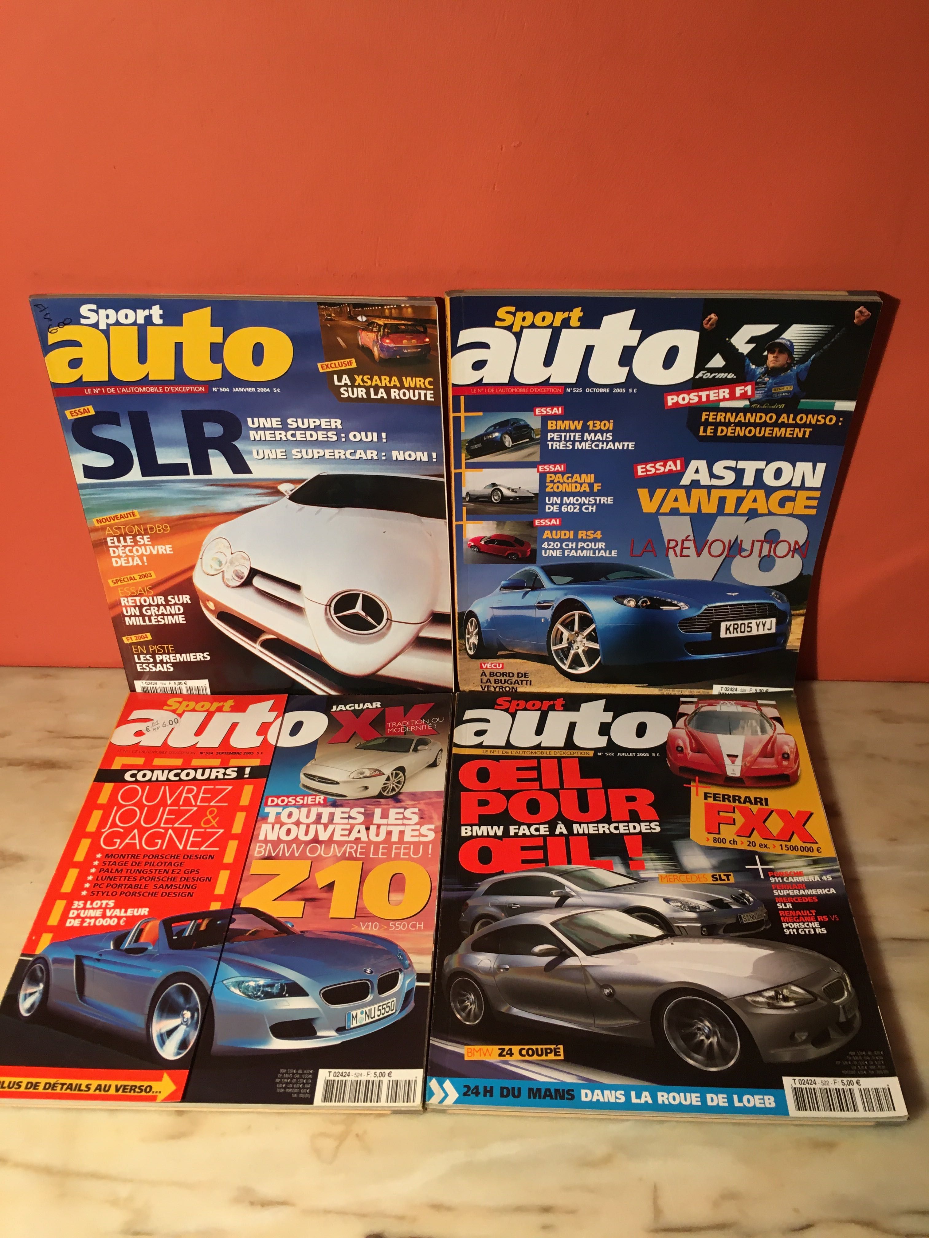 SPORT . AUTO - 27 revistas de 1995 a 2005 - em bom estado