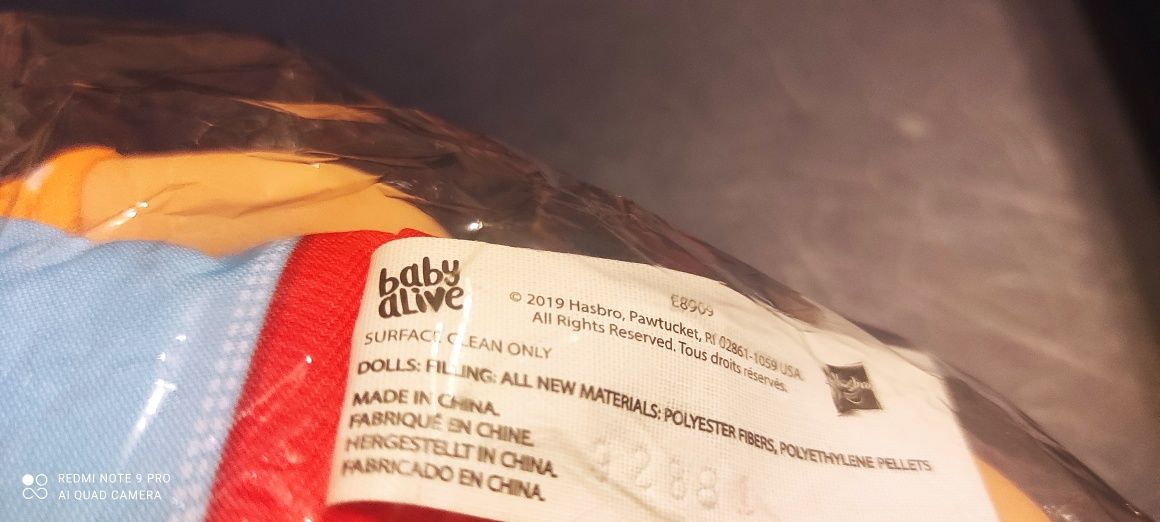 Laleczka Hasbro baby alive dla małej dziewczynki