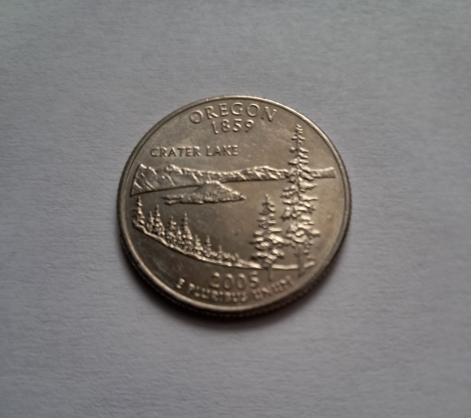 Moneta - ćwierćdolarówka stanu Oregon  2005 r