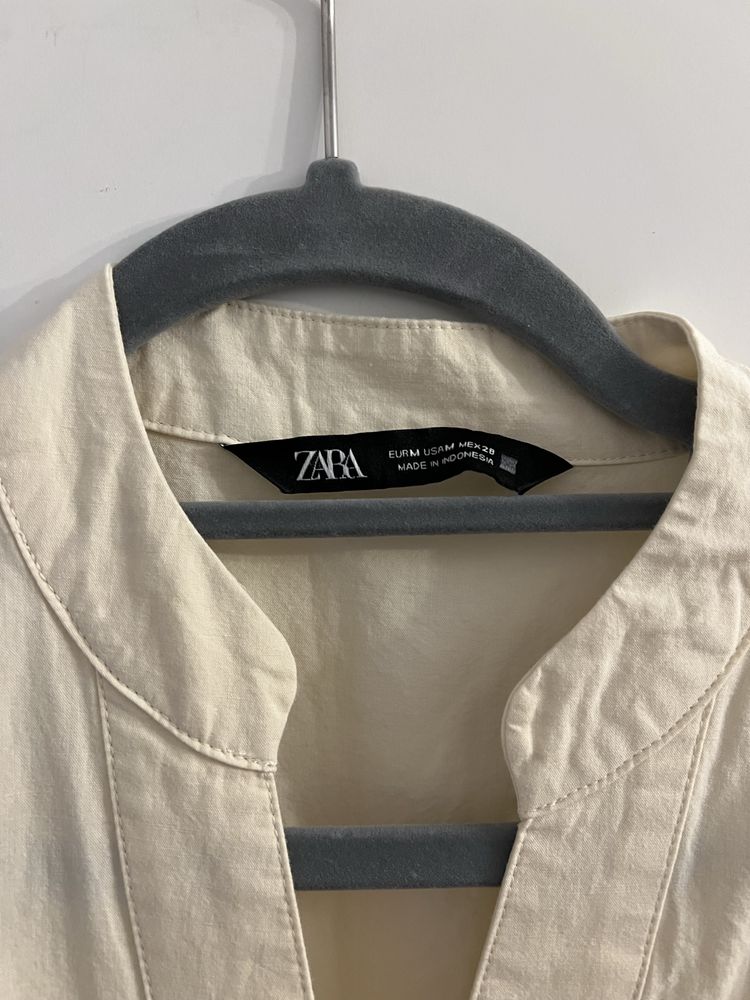 Sukienka krremowa midi M Zara