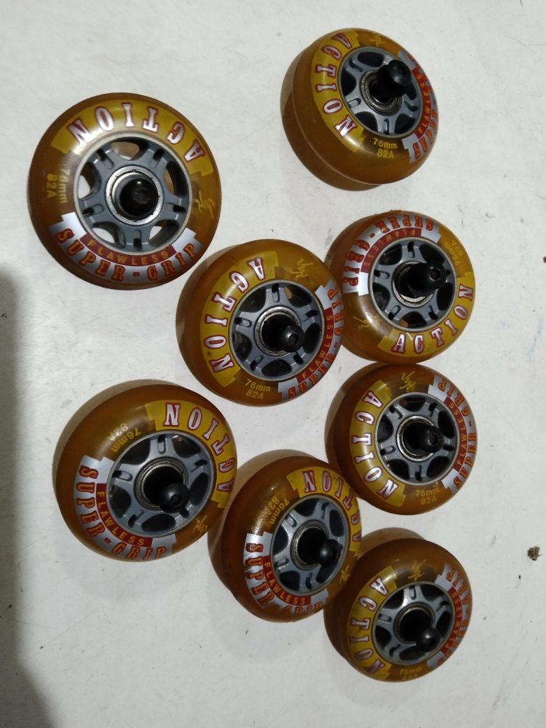 Kółka kauczukowe do rolek 76 mm