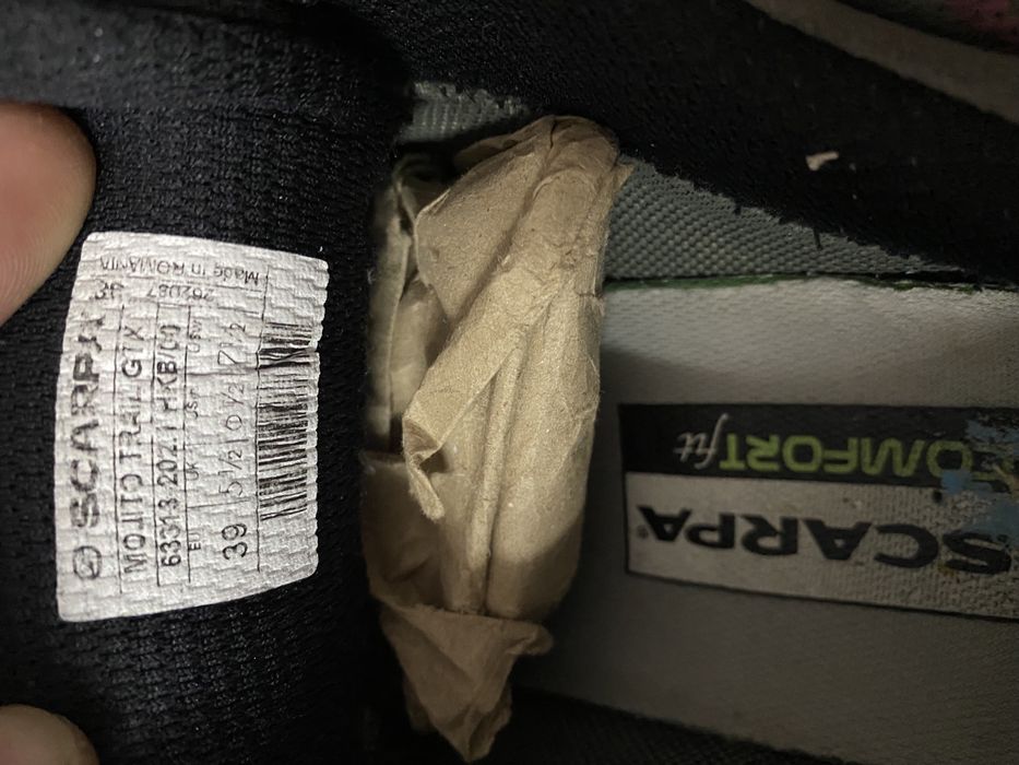 Scarpa Gore tex кросівки трекінг непромокаючі оригінал.