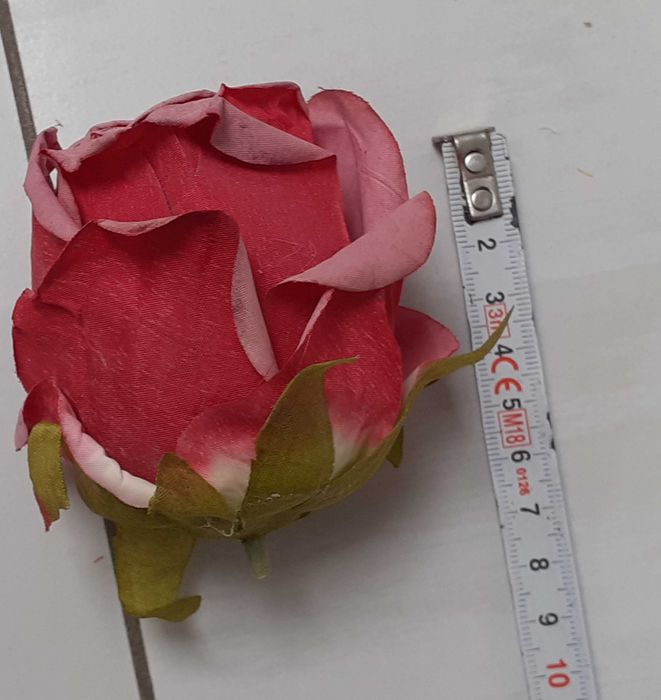 Róża główka wyrobowa kwiat sztuczny