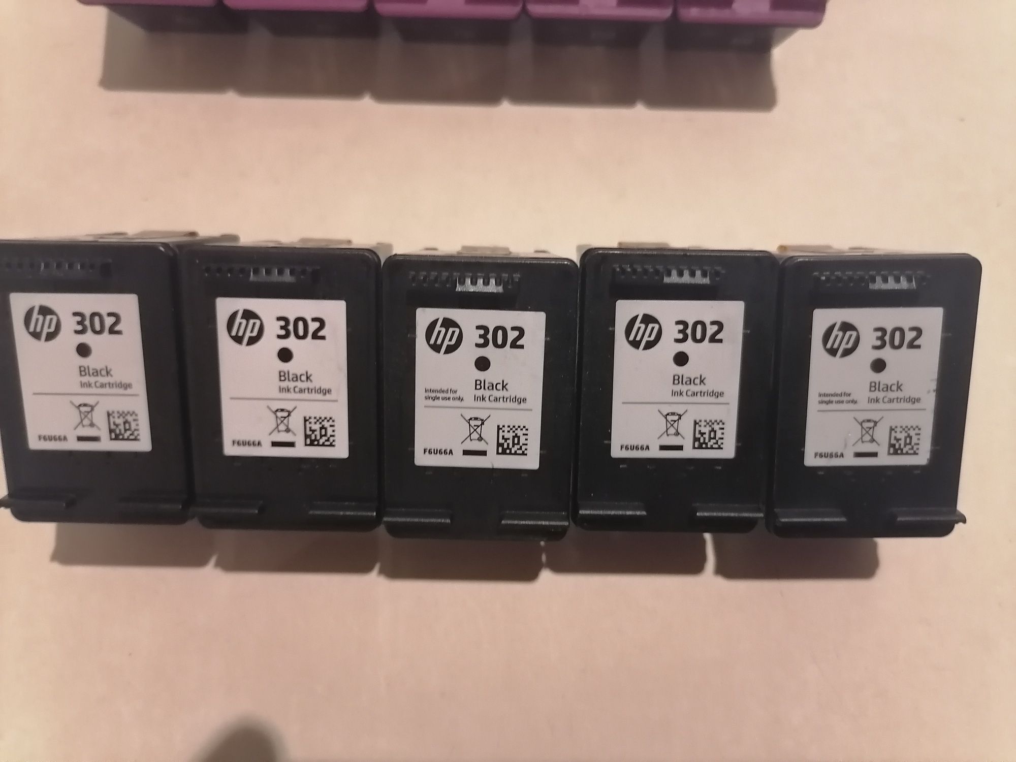 Cartridge tusze hp 302 puste