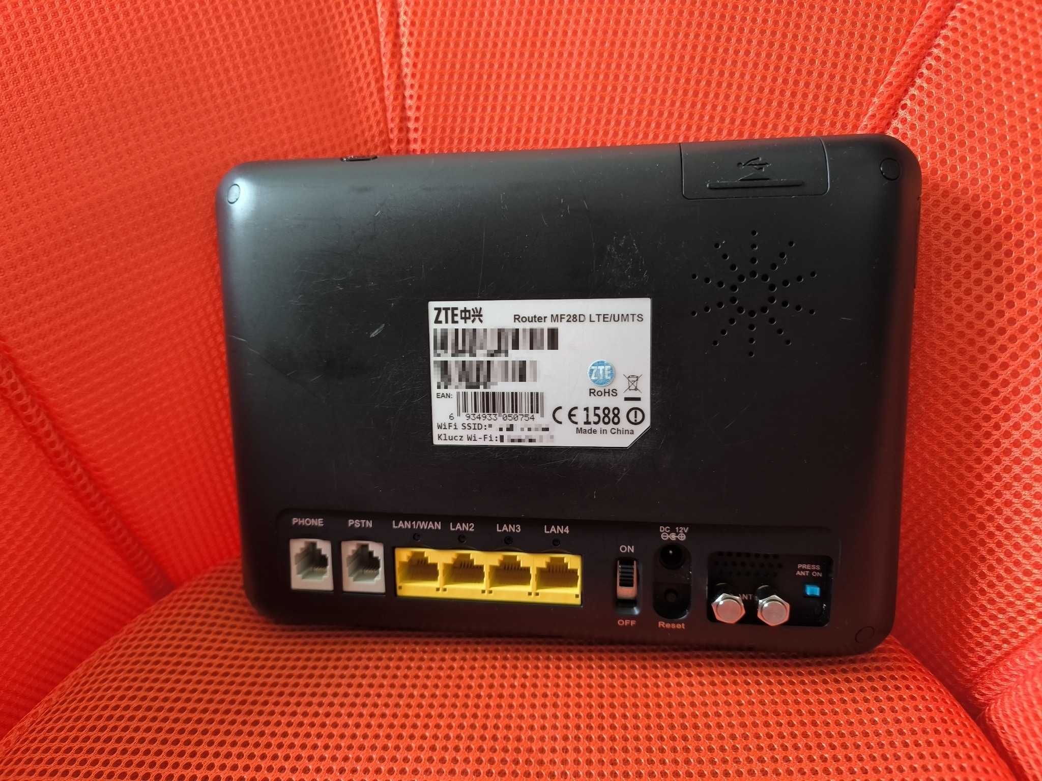 Router LTE Sim ZTE MF28D - Wydajny router z portami USB 3.0 4x Lan