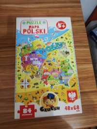 Puzzle Mapa Polski CzuCzu