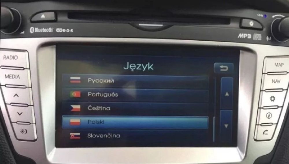 Kia Hyundai Mapy Europa 2025 Radary Polskie menu Android Auto CarPlay