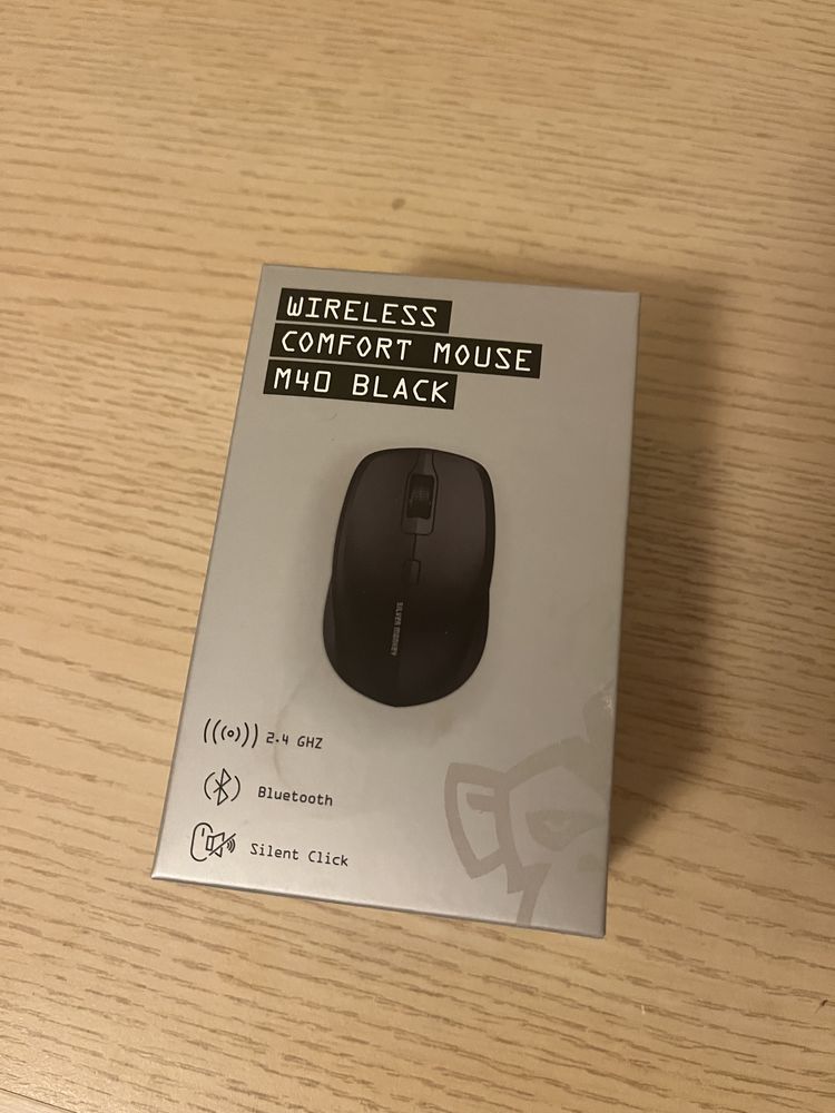 Czarna myszka M70 Wireless Comfort Mouse Black Silent sensor optyczny