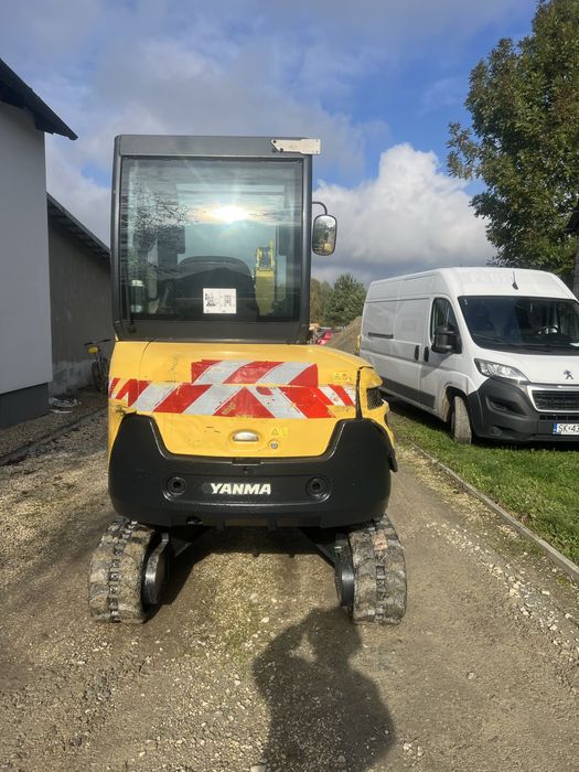 Minikoparka koparka Yanmar sv26  jcb kubota 3 lyzki