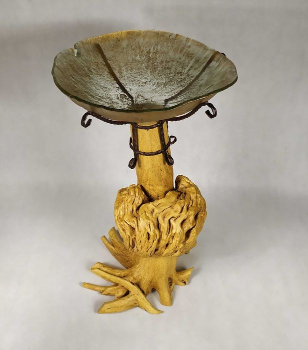 Podstawa pod blat stolika Pień ozdobny Góralski styl Drewno Unikat